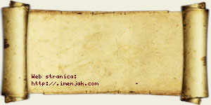 Jagoda Vunić vizit kartica